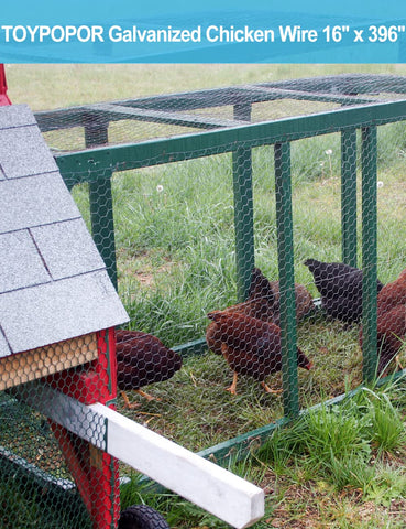 TOYPOPOR galvanized coating provides rust resistance for outdoor fencing