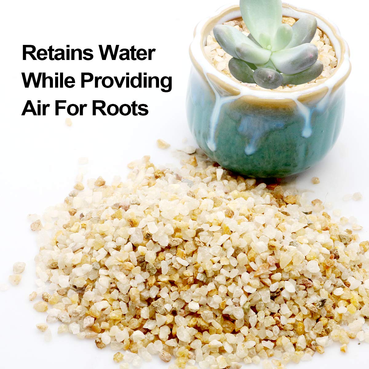 TOYPOPOR coarse silica sand in aquariums supports a natural substrate.