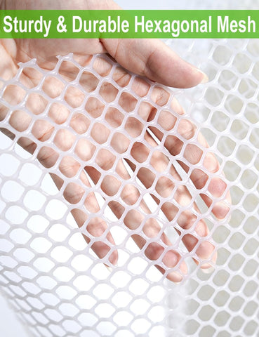 TOYPOPOR durable ABS plastic mesh stays lightweight, flexible, and long-lasting.