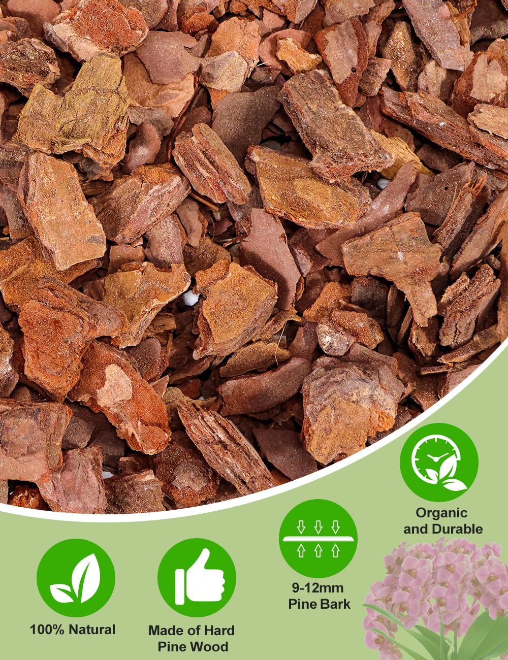 TOYPOPOR orchid mix suitable for epiphytic orchids like Phalaenopsis and Cattleya.