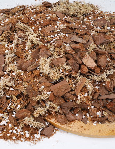 TOYPOPOR pine bark mulch and perlite blend improves aeration and moisture management