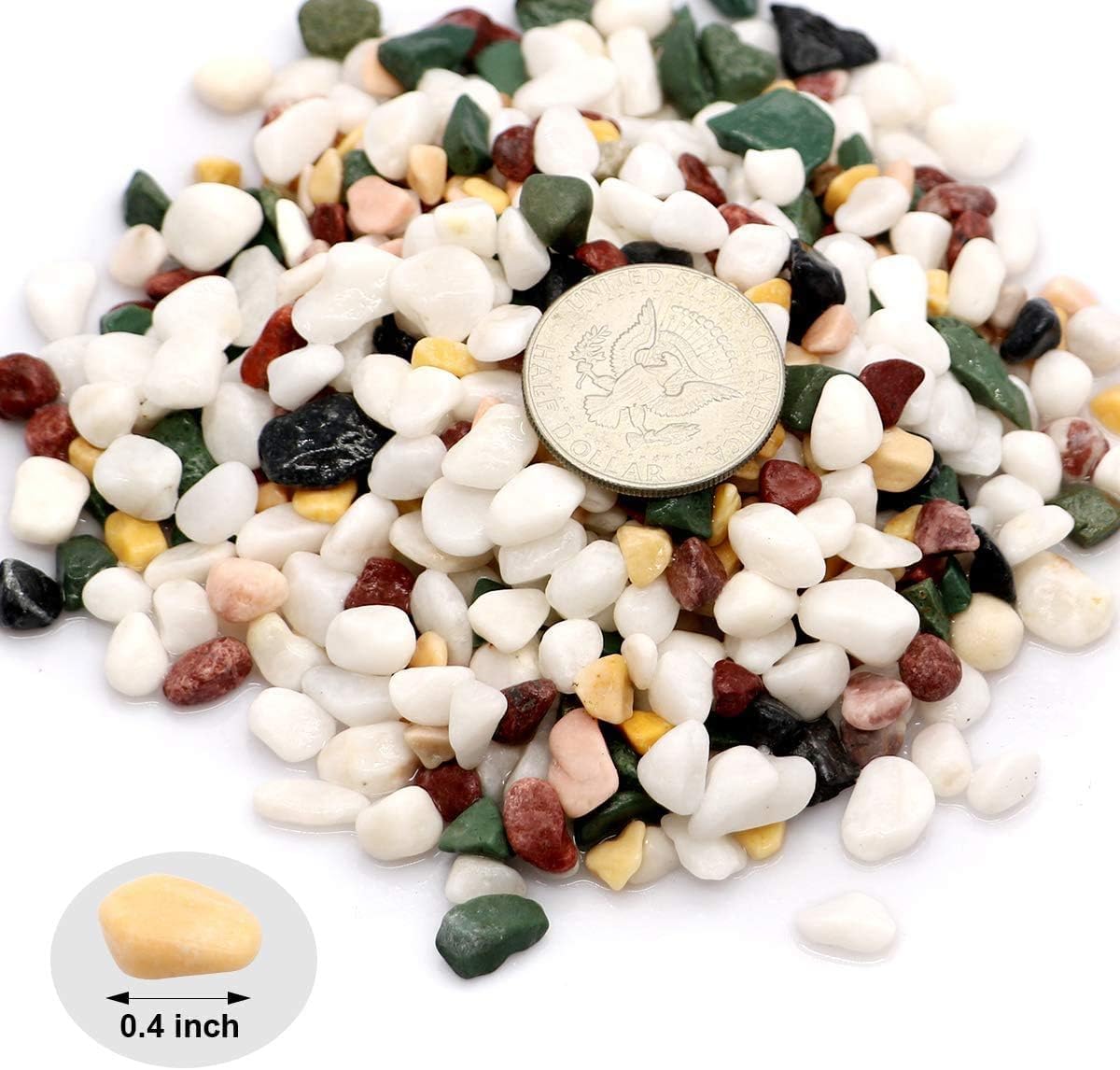 TOYPOPOR plant drainage gravel supports terrariums and bowls with organized roots