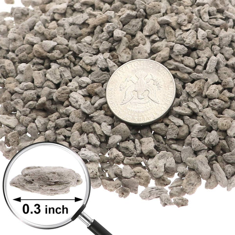 TOYPOPOR pumice promotes drainage while retaining moisture for vibrant plant roots.