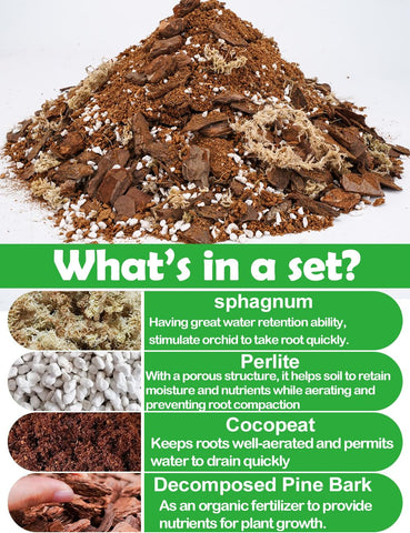 TOYPOPOR mix suitable for multiple orchid types enhances transplant success