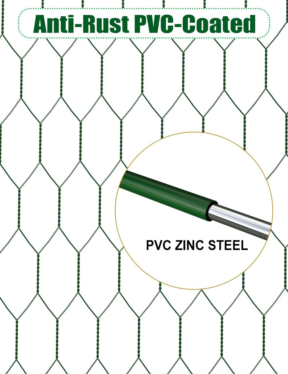 TOYPOPOR rust-proof chicken wire suitable for sun and rain