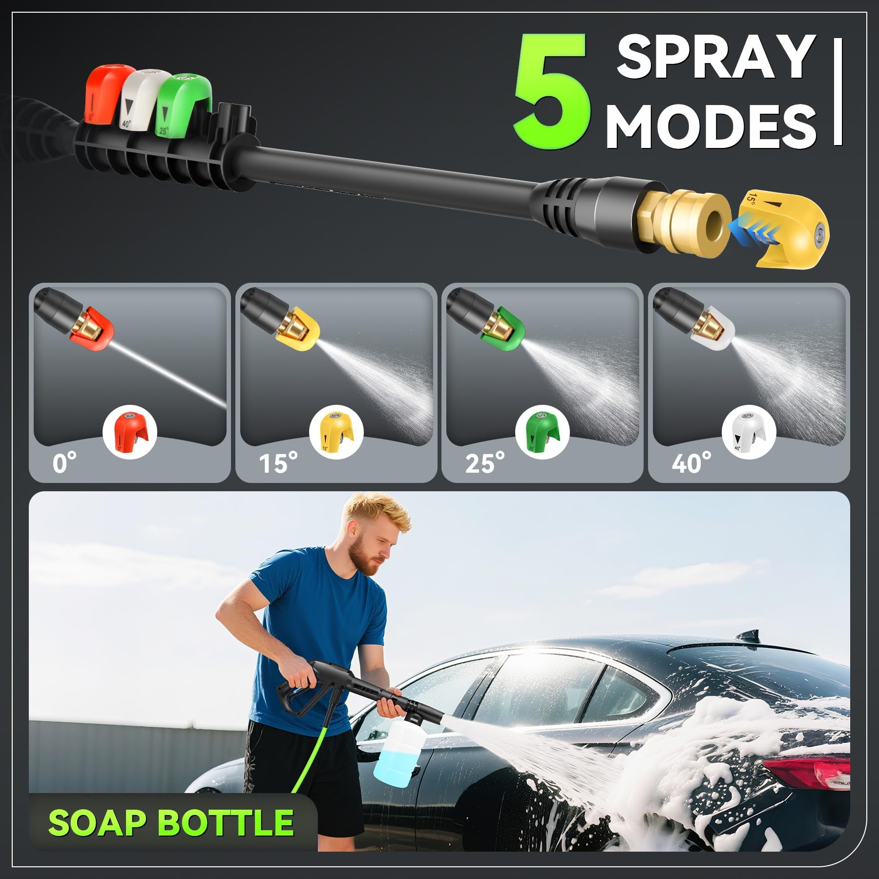Toyqqeow soap bottle nozzle for foam cleaning