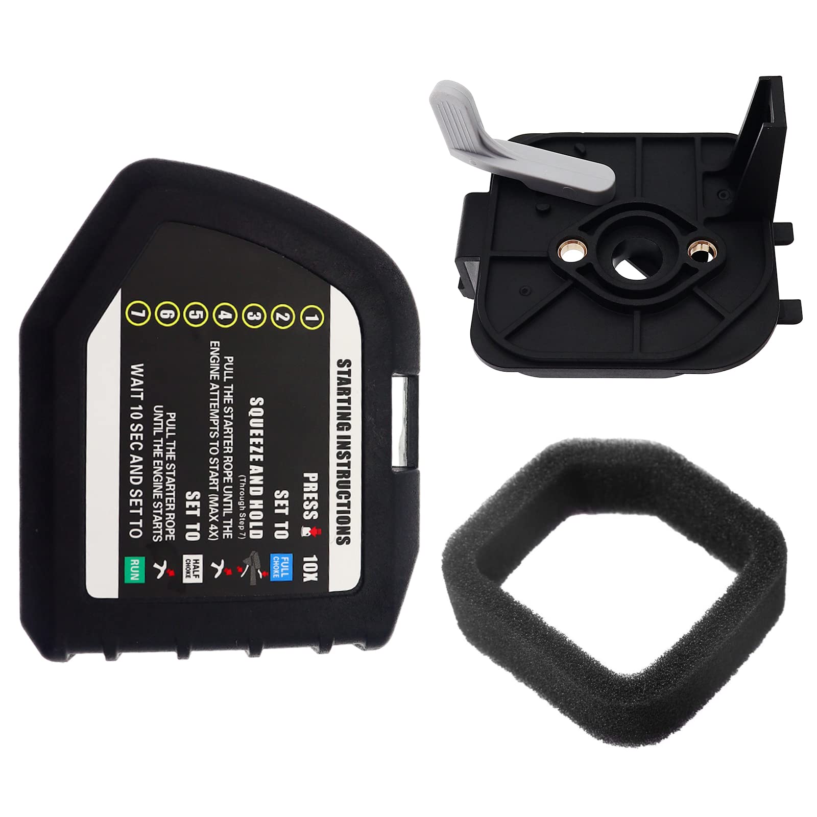 TPCABPART Ryobi air filter cover with air box base improves airflow and maintenance