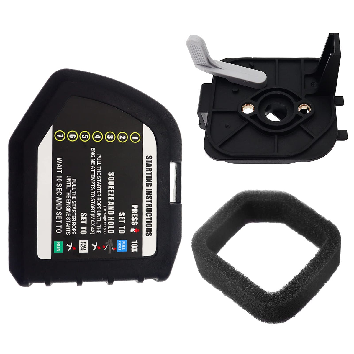 TPCABPART Ryobi air filter cover with air box base improves airflow and maintenance