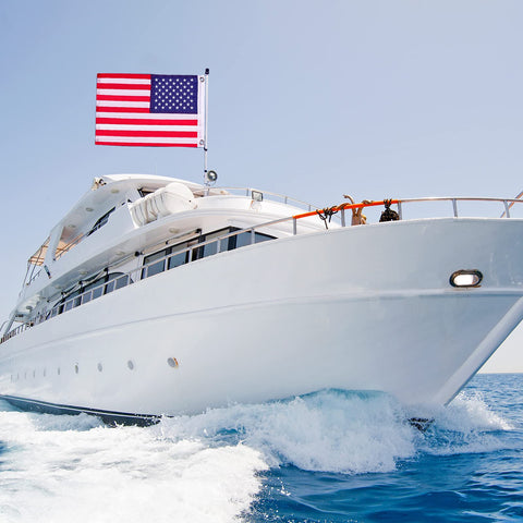 TPFEYEN American flag 12x18 fade and salt air resistant