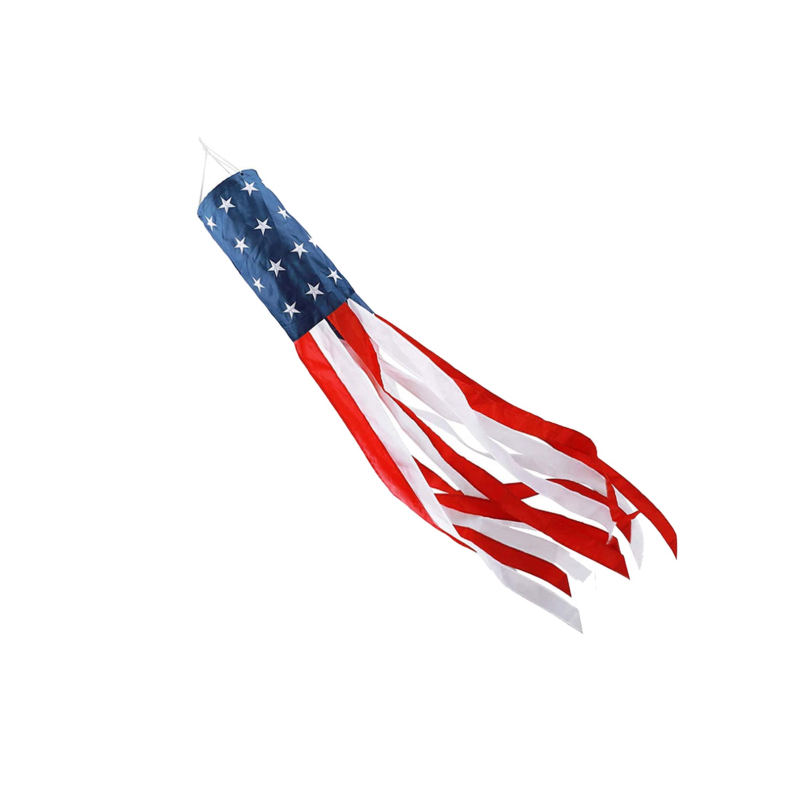 TPFEYEN American Flag Windsock 40-inch for outdoor patriotic decor