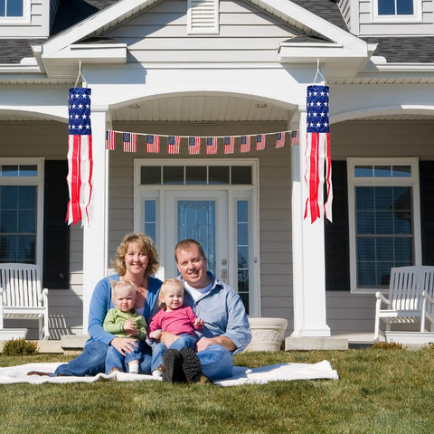 TPFEYEN windsock is UV and water-resistant to keep colors true outdoors.