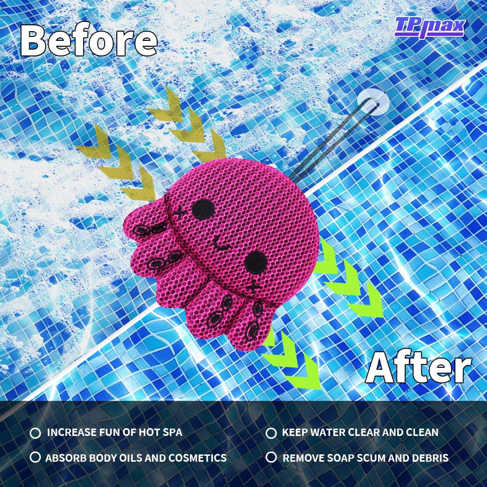 TPmax 3D honeycomb micromesh design helps trap scum effectively.