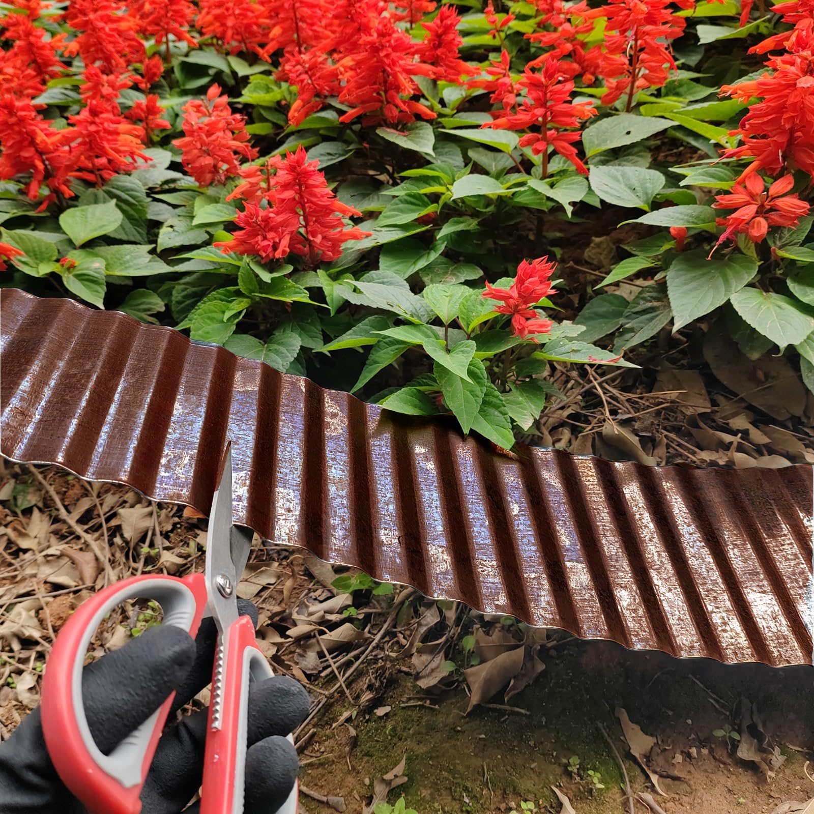 TPNEMGF landscape edging durable for lawns and vegetable beds.