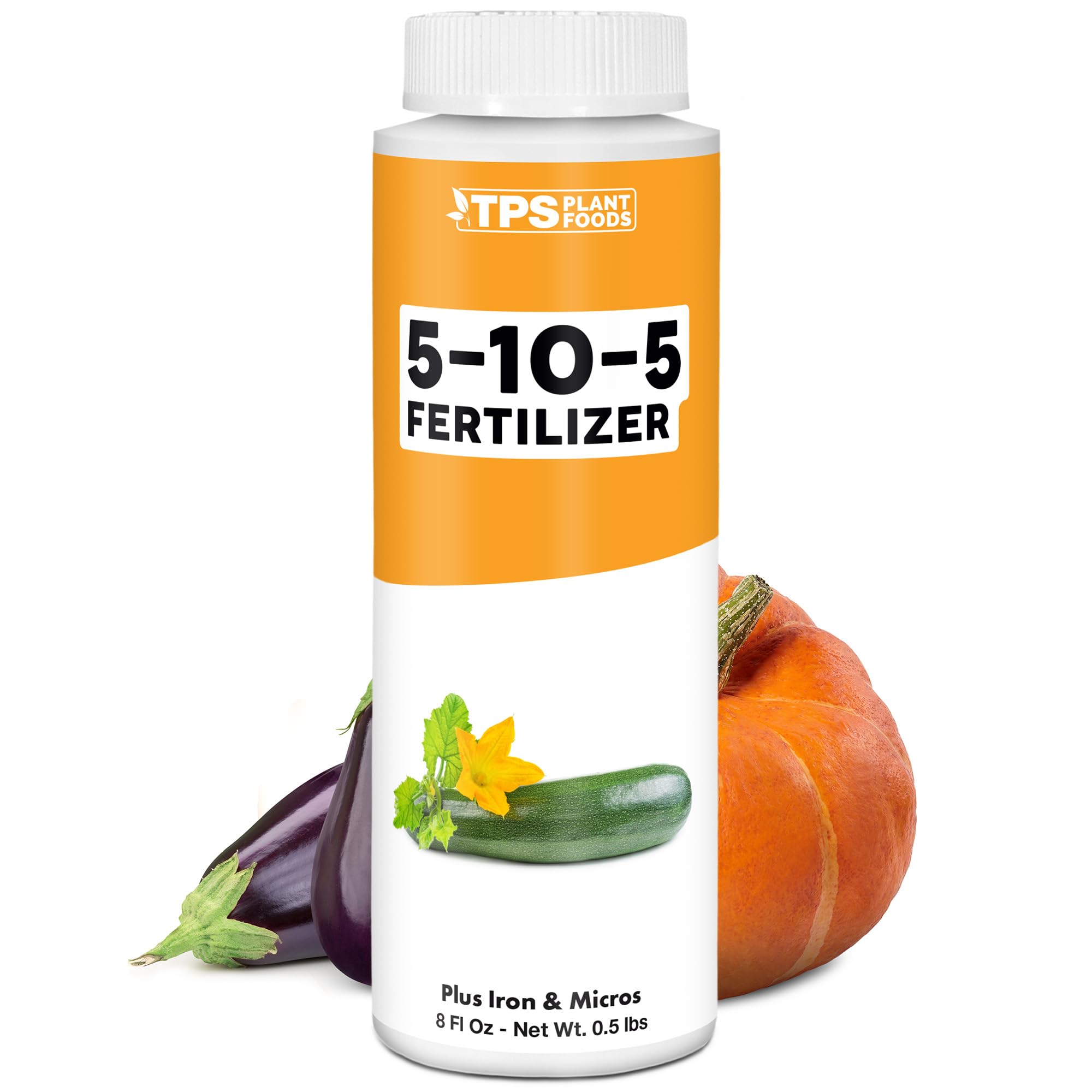 TPS NUTRIENTS 5-10-5 fertilizer bottle pour for even garden coverage