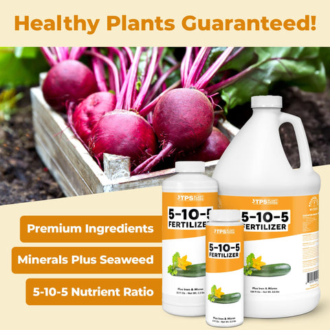TPS NUTRIENTS 5-10-5 container sprayer use for targeted feeding