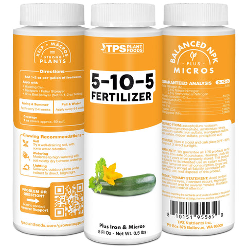 TPS NUTRIENTS 5-10-5 USA-made formula for reliable garden feeding