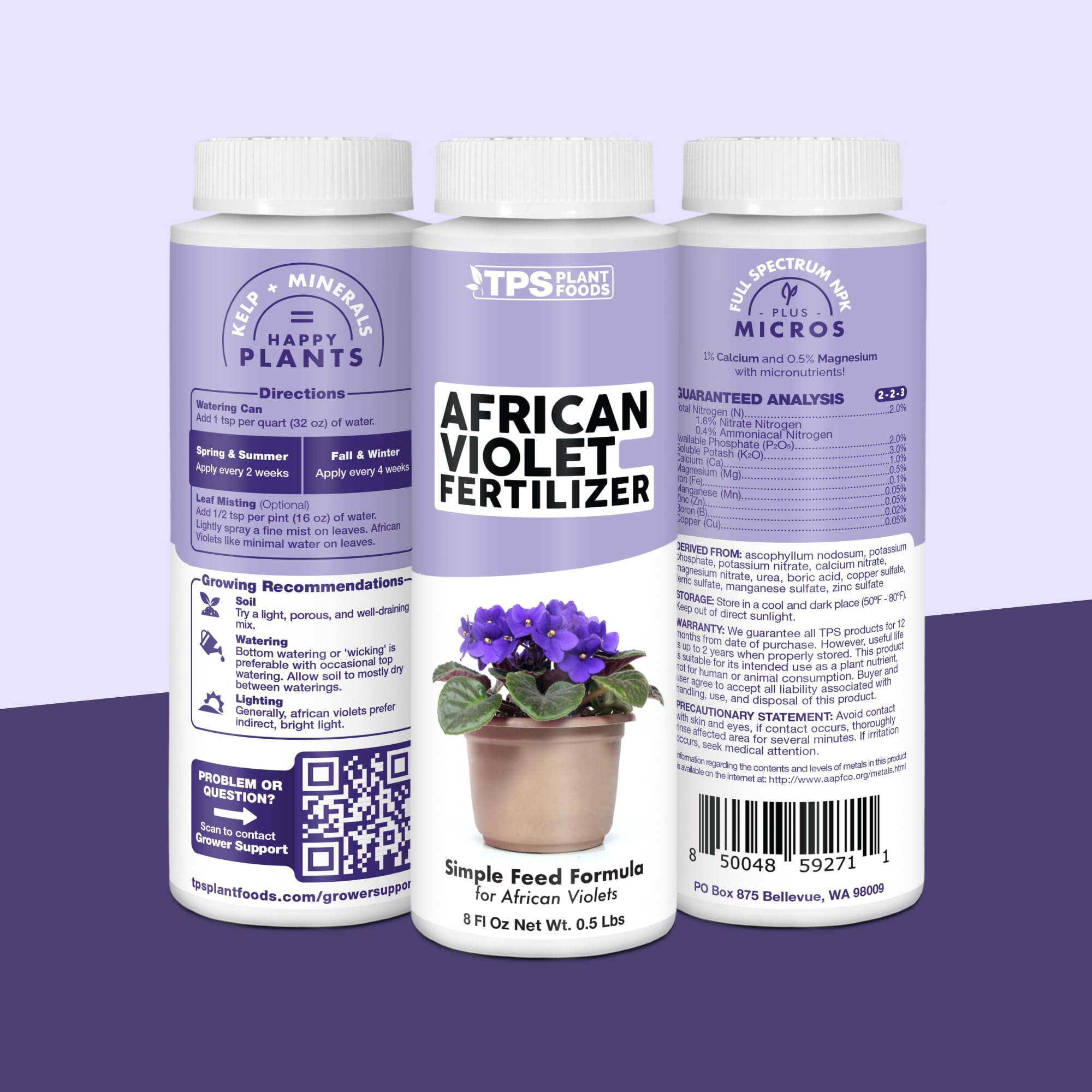 TPS NUTRIENTS 8oz bottle ready for indoor plant care.