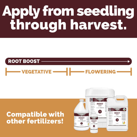 TPS NUTRIENTS Root Boost active growth application aids steady root development