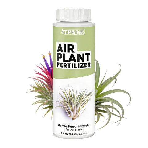 TPS NUTRIENTS air plant fertilizer bottle ready for indoor use, promotes vibrant foliage.