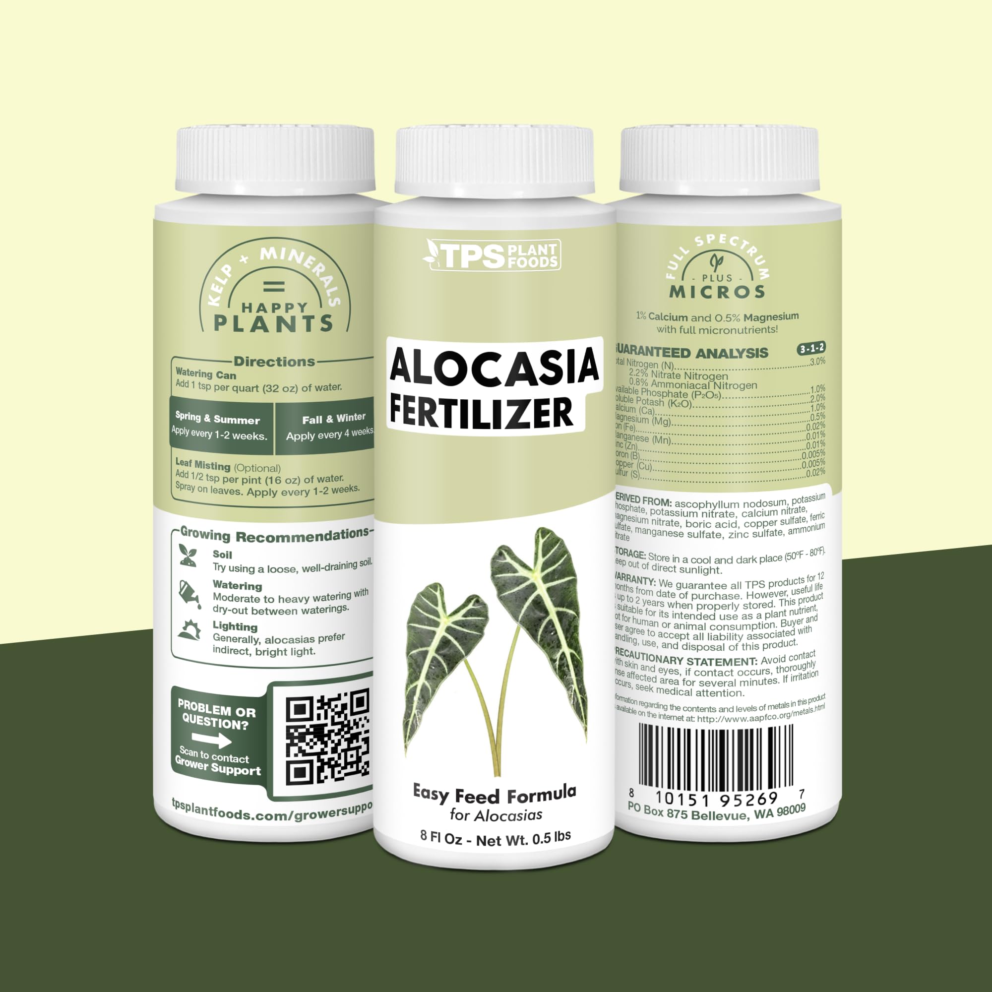 TPS NUTRIENTS Alocasia Fertilizer proudly made in the USA