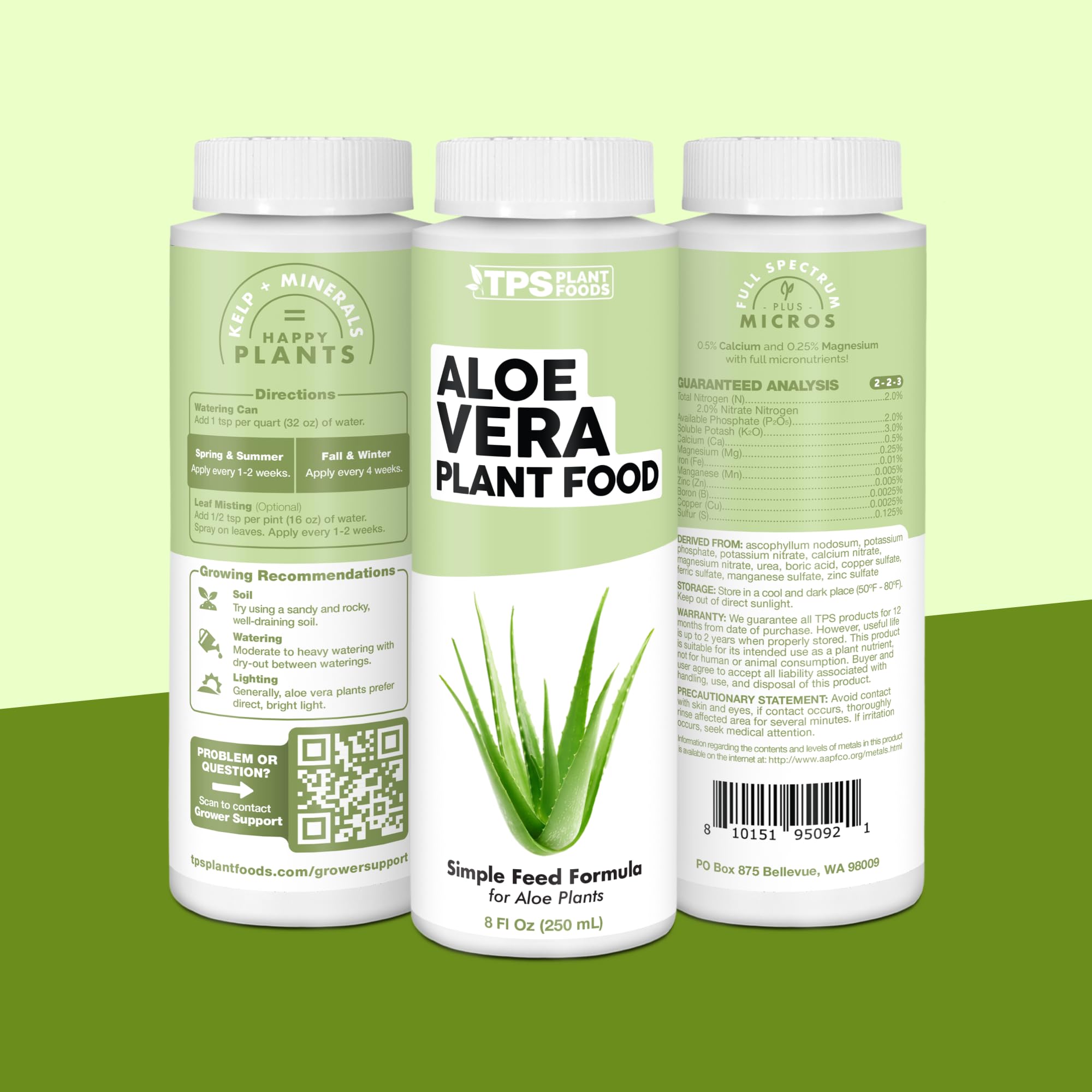 TPS NUTRIENTS Aloe-succulent-growth-effect promotes firm leaves and balanced development.