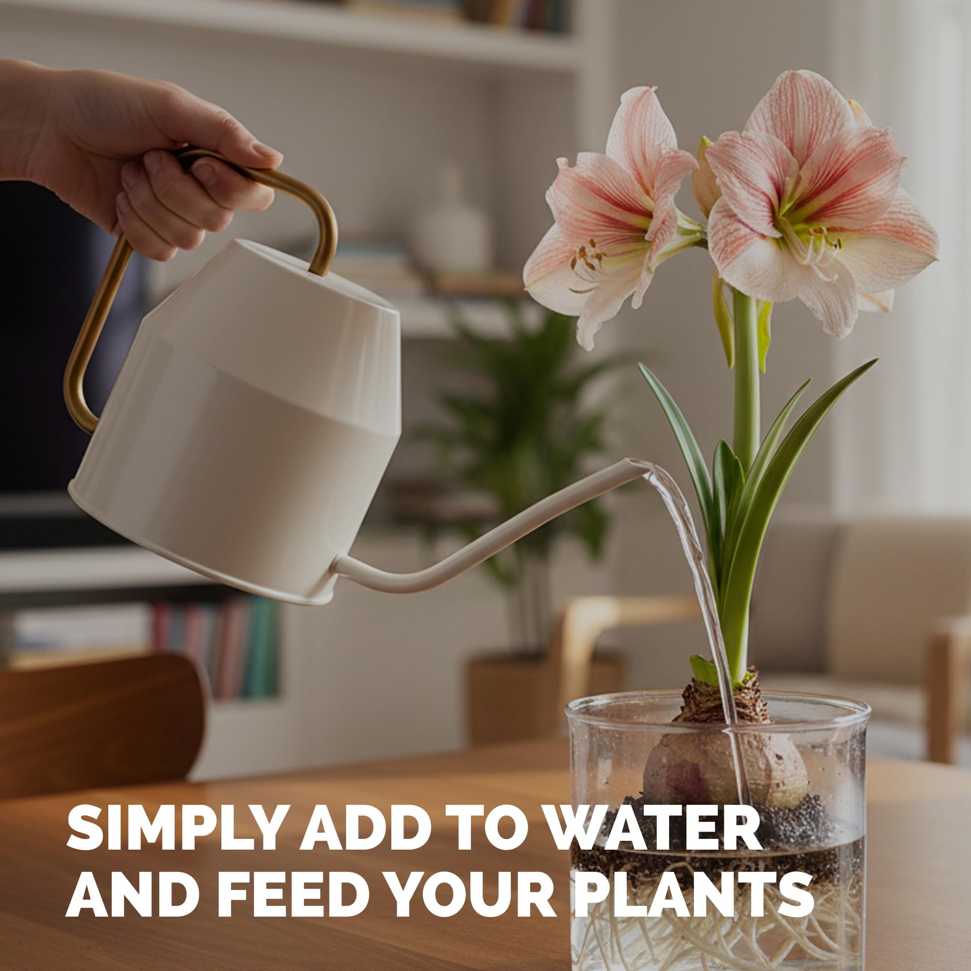 TPS NUTRIENTS Amaryllis Fertilizer bottle with label for simple measuring.