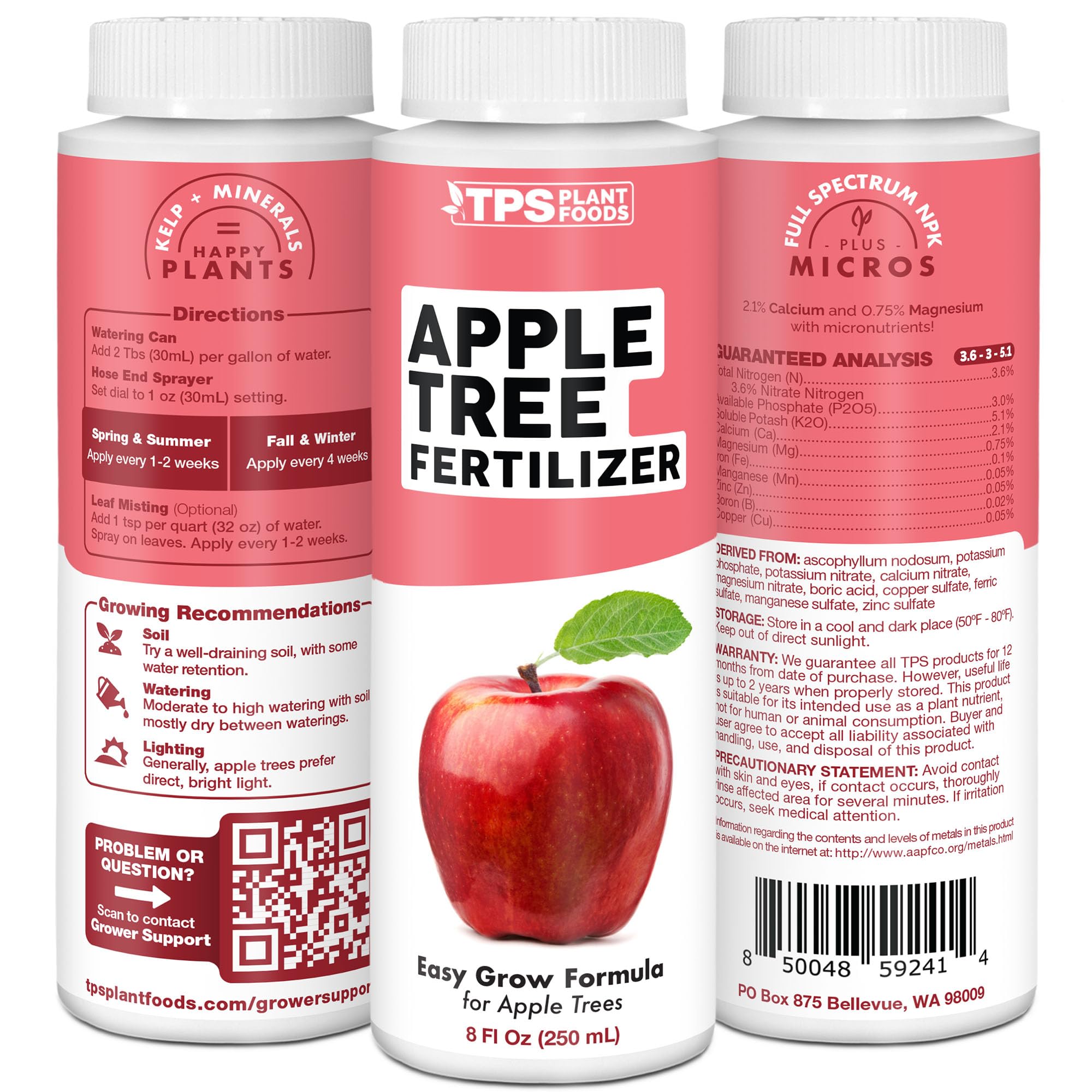 TPS NUTRIENTS Apple Tree Fertilizer backyard orchard setup demonstrates simple care