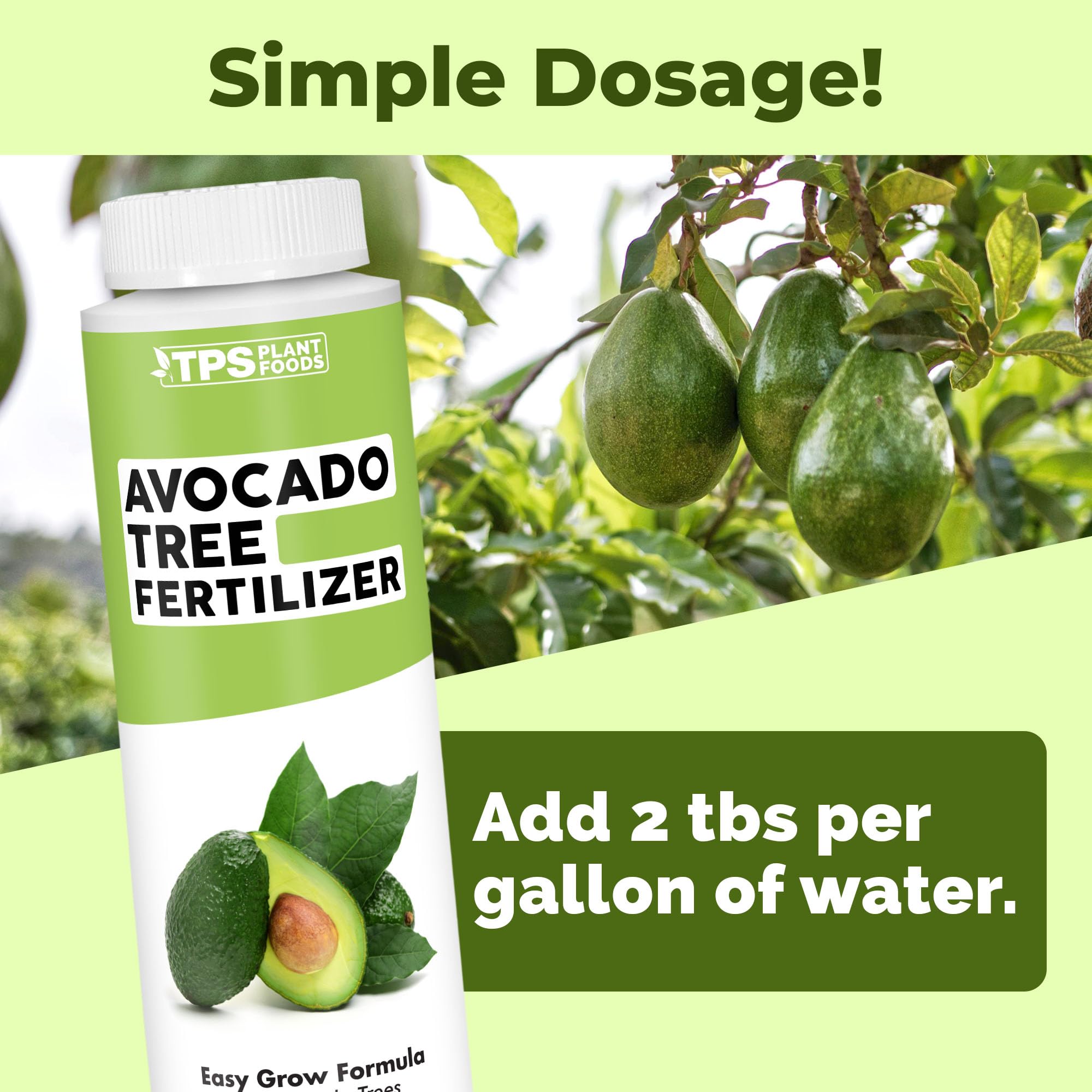 TPS NUTRIENTS Avocado liquid measure cup for precise feeding