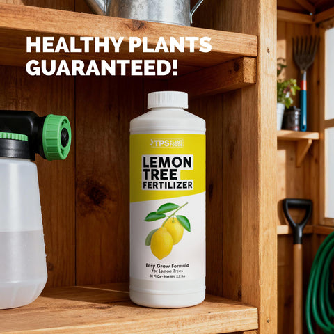 TPS NUTRIENTS USA-made label on fertilizer bottle signaling domestic production.