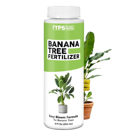 TPS NUTRIENTS Banana Tree Fertilizer bottle pour shows quick nutrient delivery for vigorous growth