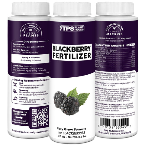 TPS NUTRIENTS Blackberry Fertilizer application-ready setup for quick watering or hose sprayer