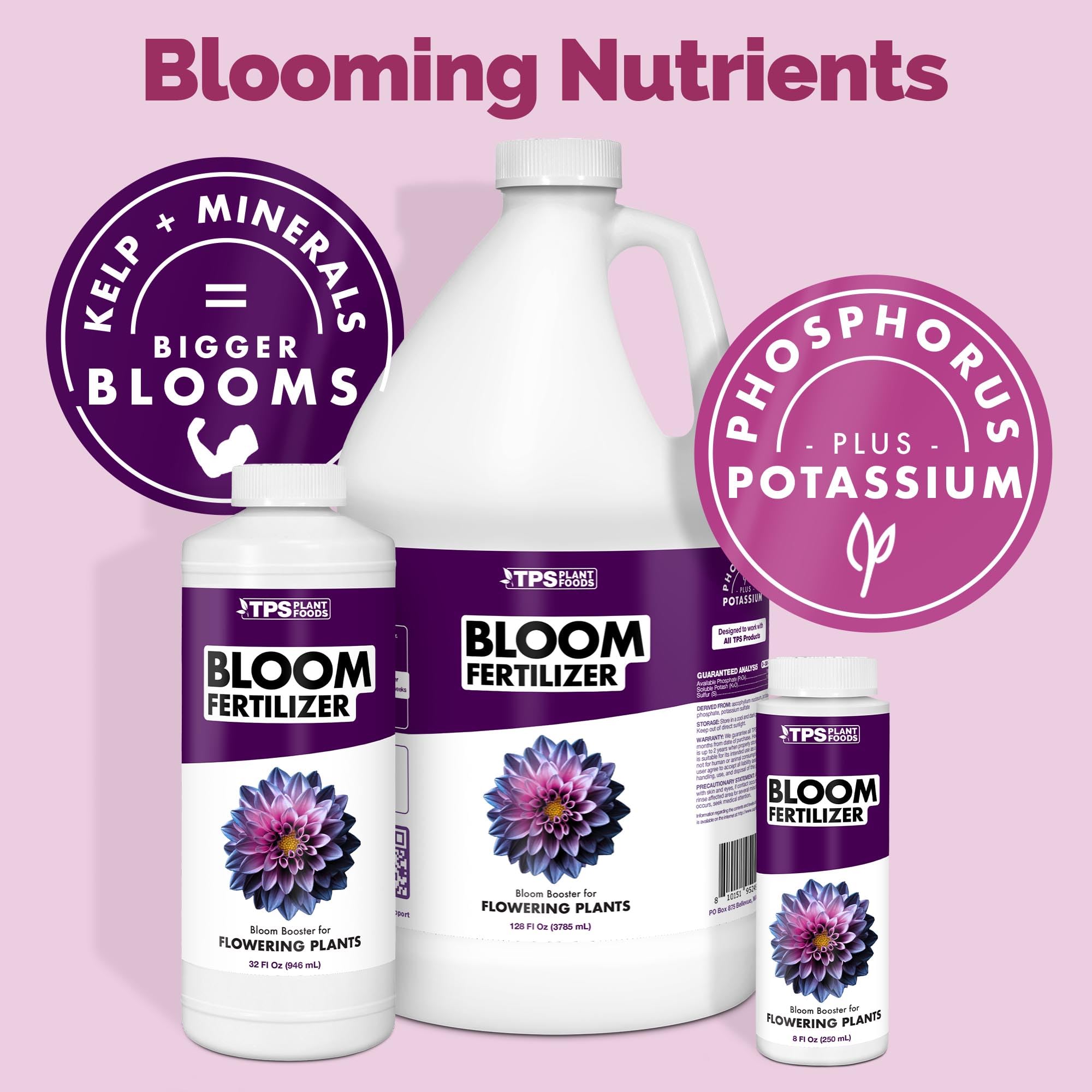 Pouring Bloom into water for even, garden-wide distribution.