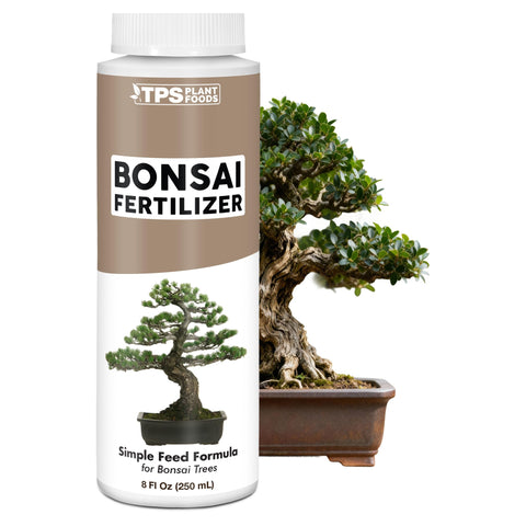 TPS NUTRIENTS Bonsai Fertilizer bottle for balanced growth.