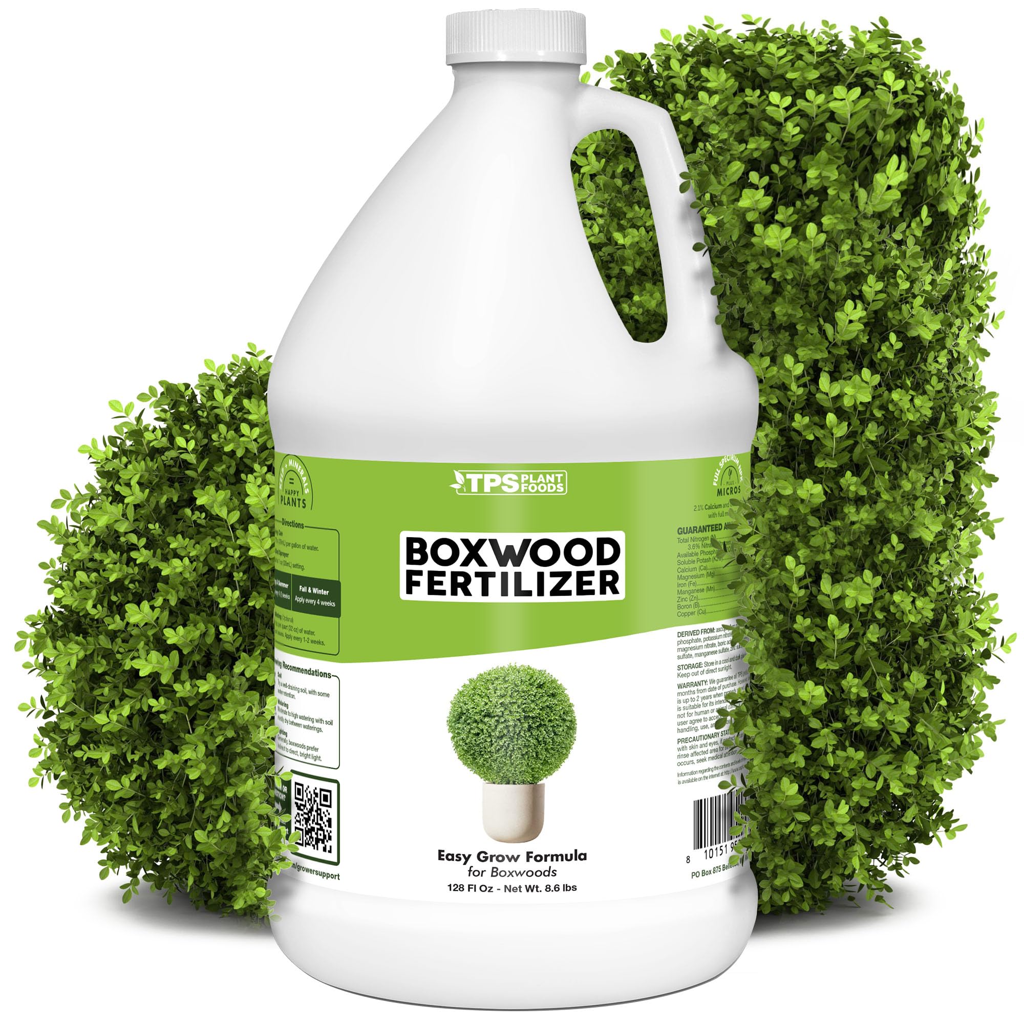 TPS NUTRIENTS Boxwood Fertilizer bottle pour for balanced growth