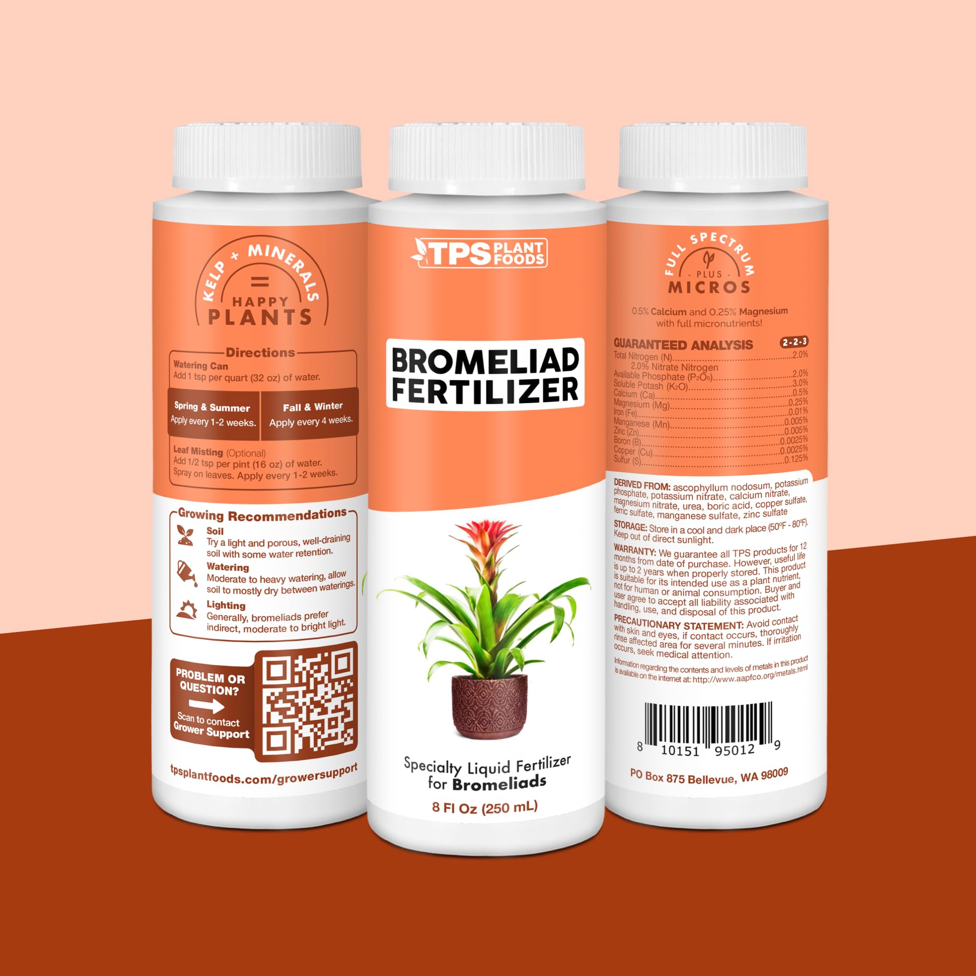 TPS NUTRIENTS Bromeliad Fertilizer suitable for Guzmania and Vriesea varieties