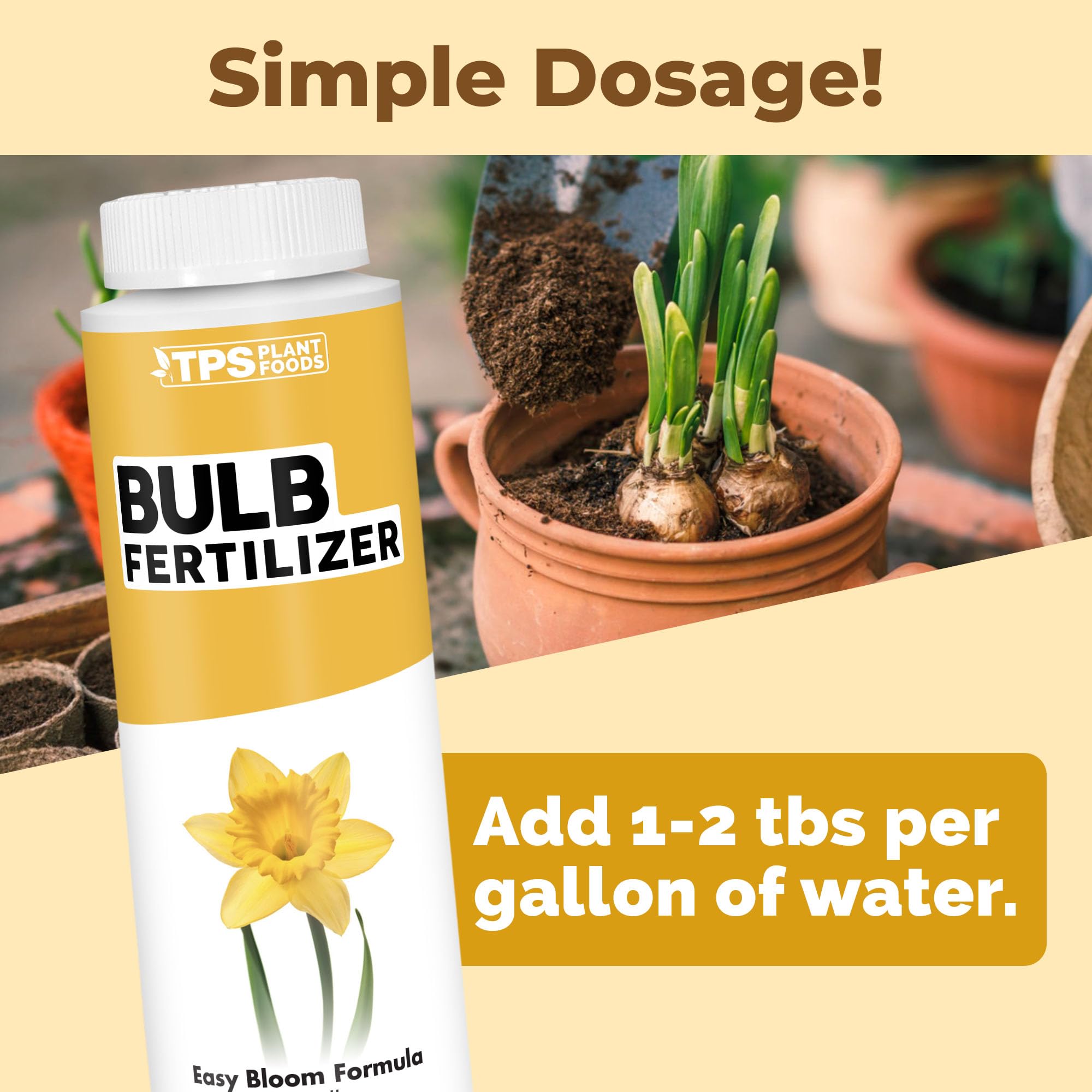 TPS NUTRIENTS Bulb Fertilizer supports root development for spring performance