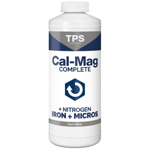 TPS NUTRIENTS Cal-Mag Complete bottle front highlighting key nutrients for plants