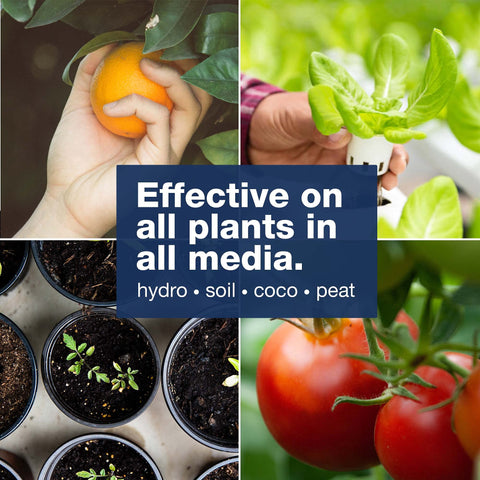 TPS NUTRIENTS Cal-Mag Complete label closeup reveals nutrient blend for soil and hydroponics
