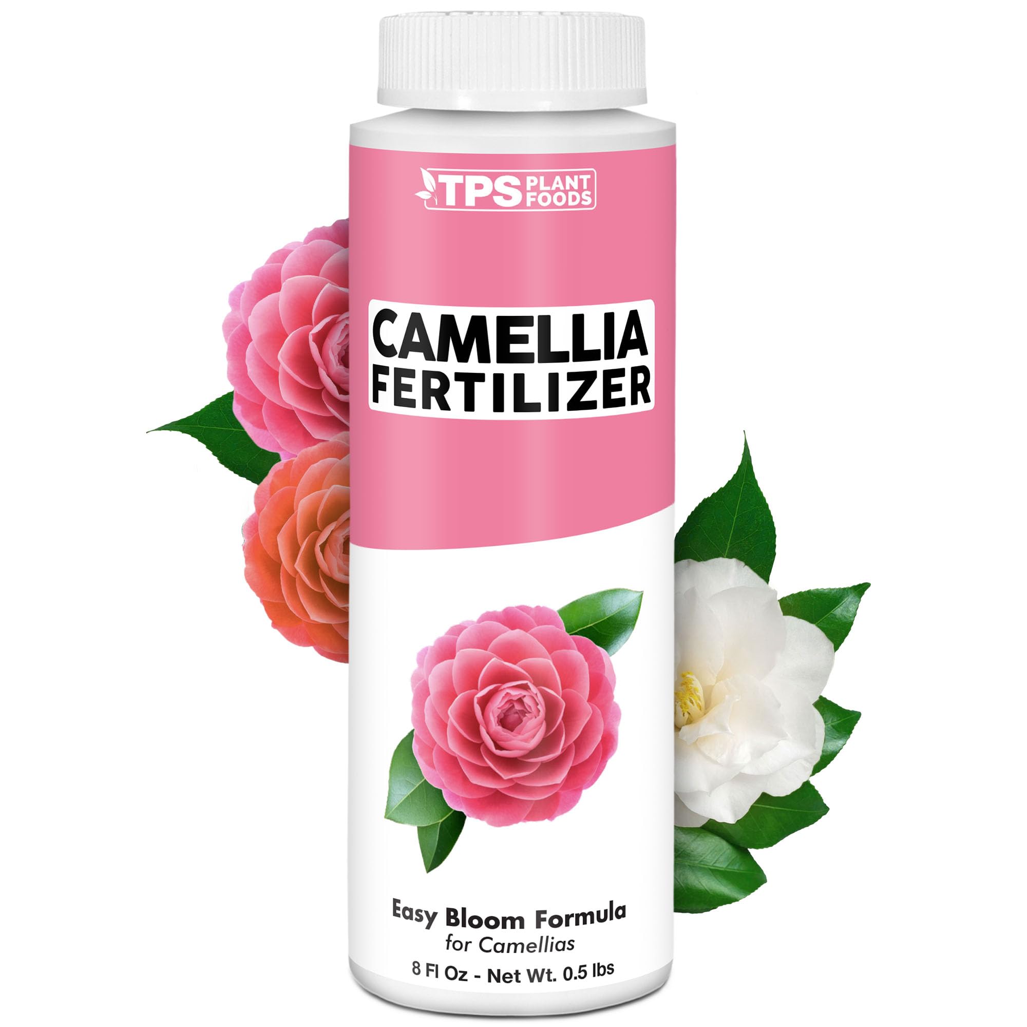 TPS NUTRIENTS Camellia Fertilizer bottle pour supports steady feeding for vibrant camellias
