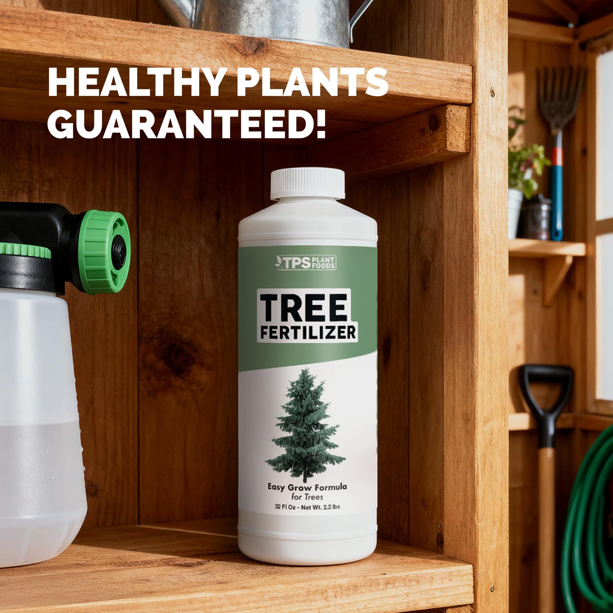 TPS NUTRIENTS healthy canopy growth for stronger trees year-round.