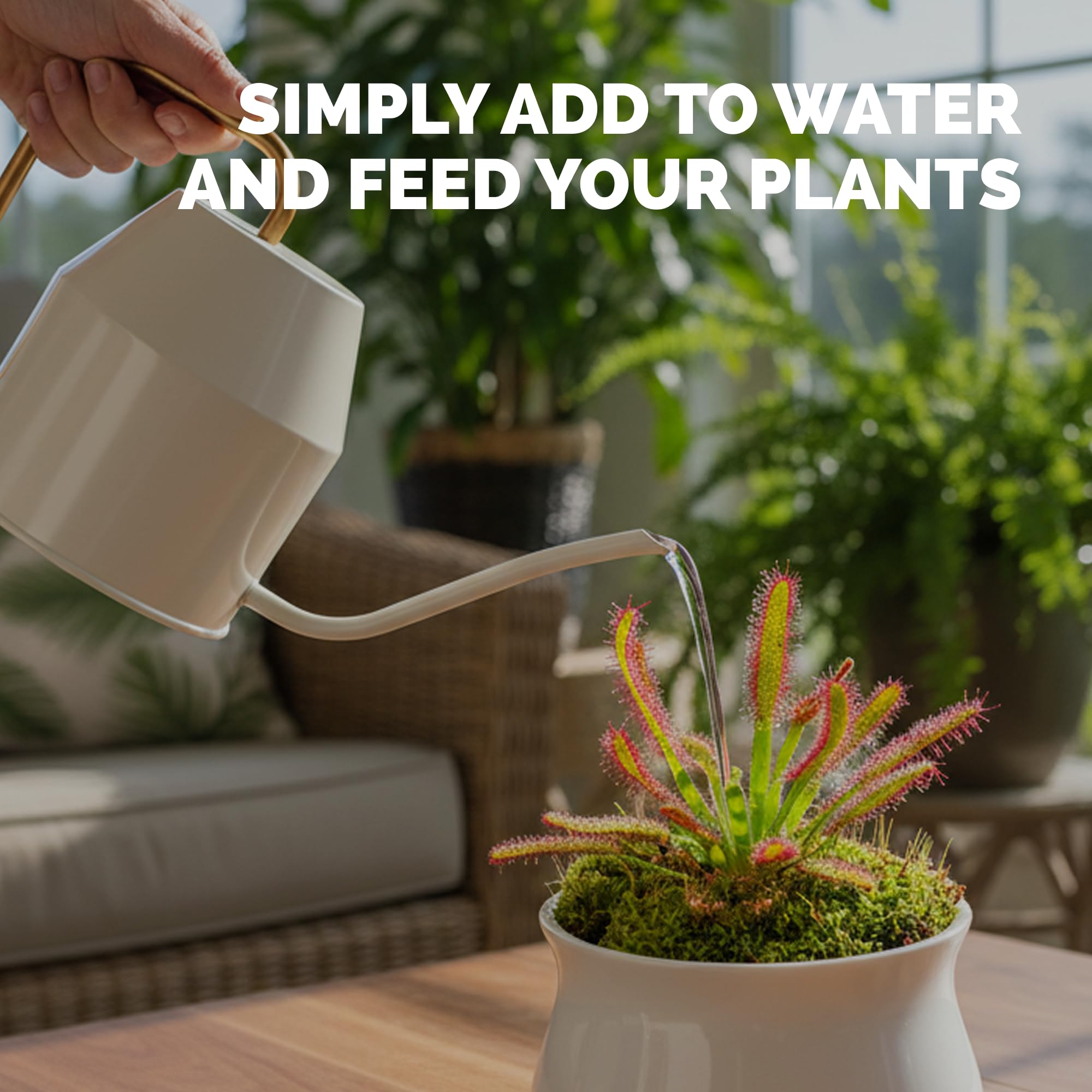 Gentle nutrition helps sensitive species thrive without mineral buildup.