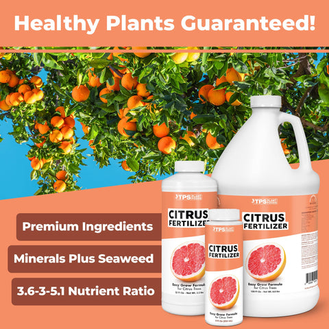 TPS NUTRIENTS Citrus Fertilizer label details showing usage and ingredients
