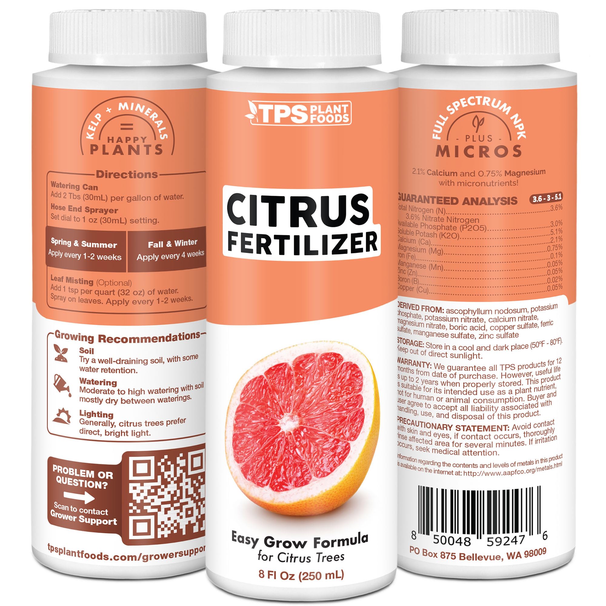 TPS NUTRIENTS Citrus Fertilizer outdoor setup enables versatile garden feeding.