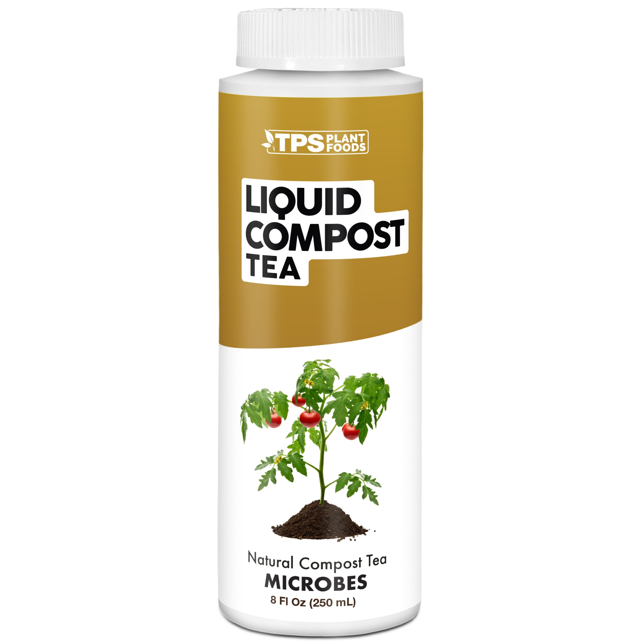 TPS NUTRIENTS Compost Tea bottle front view highlighting product