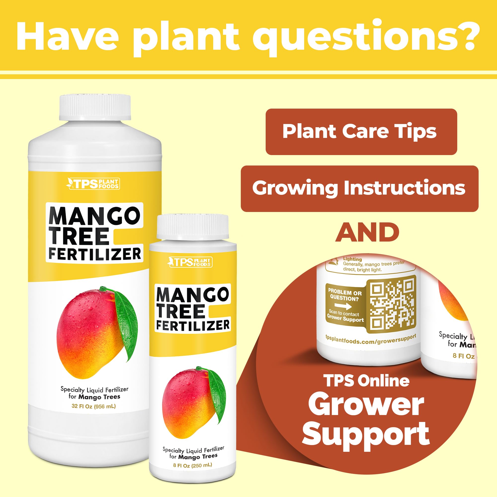 TPS NUTRIENTS container mango tree care shows suited feeding for potted trees.