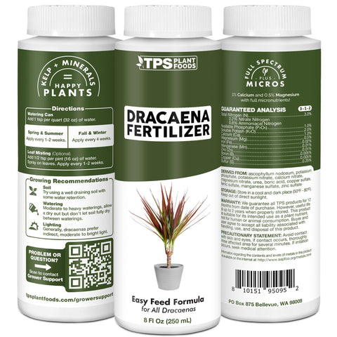 TPS NUTRIENTS Dracaena Fertilizer leaves appear vibrant after feeding