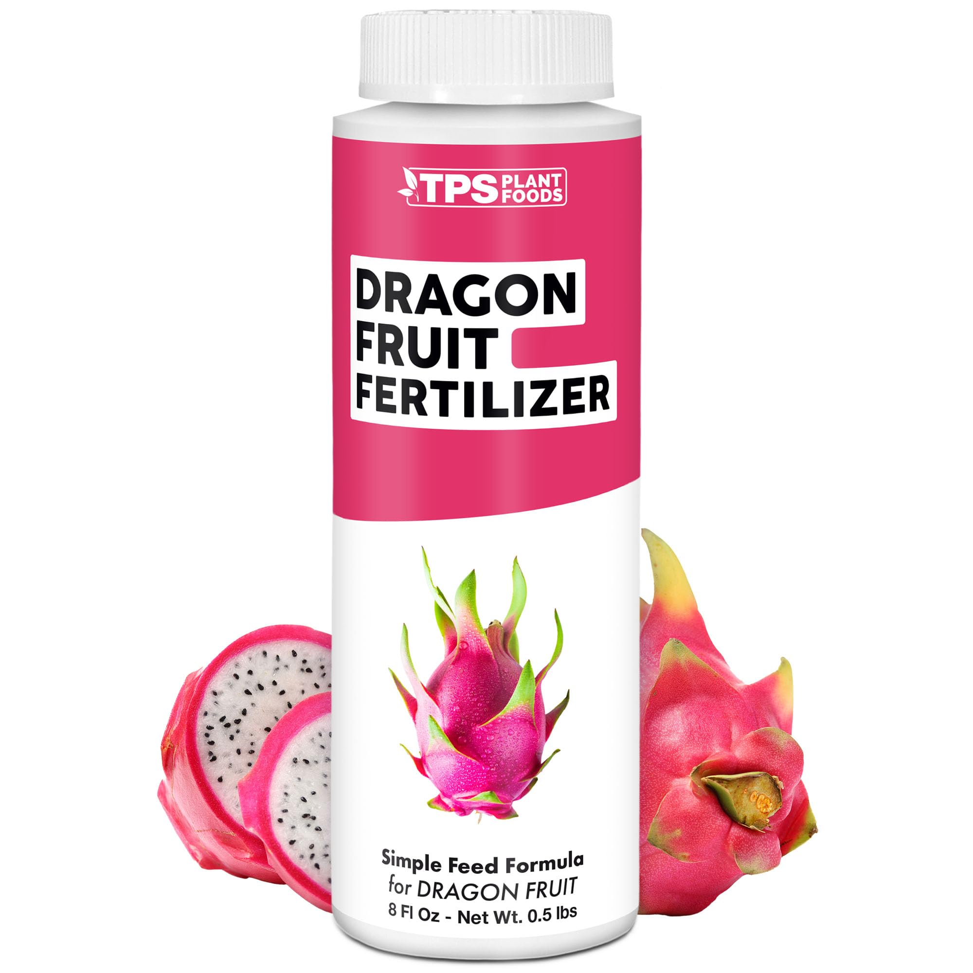 TPS NUTRIENTS Dragon Fruit Fertilizer bottle supports healthy vines and steady fruit growth.
