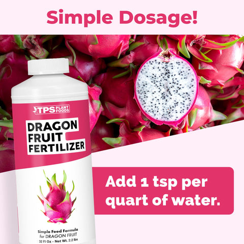 TPS NUTRIENTS Dragon Fruit Fertilizer dosage chart for bloom and fruit development