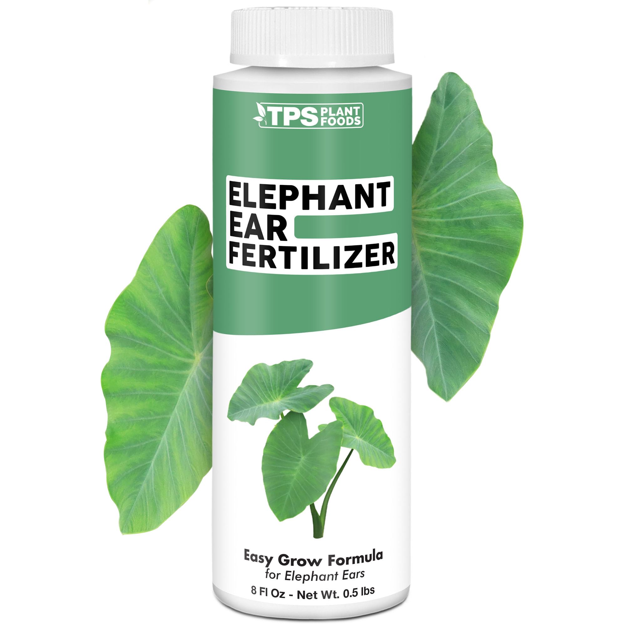 TPS NUTRIENTS Elephant Ear bottle pour demonstrates easy feeding for bigger leaves
