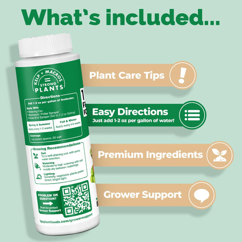 TPS NUTRIENTS garden feeding supports leafy greens and vegetable growth.